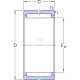 Łożysko igiełkowe NK1816SKF | Exvi