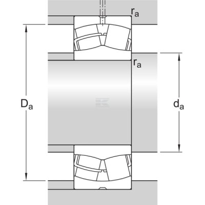 Łożysko baryłkowe samonastawne 45x85x23 mm 750022209 | Exvi