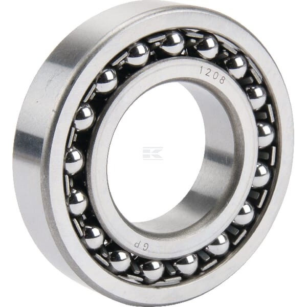 Łożysko kulkowe samonastawne 40x80x18 mm 1208GP | Exvi