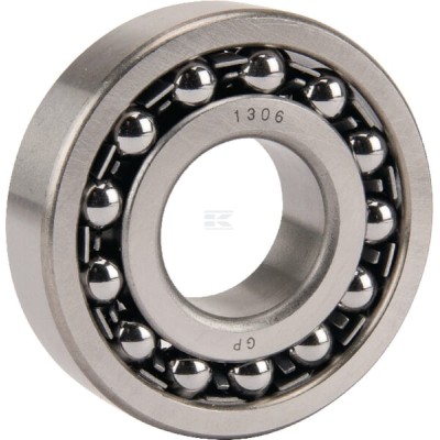 Łożysko kulkowe samonastawne 30x72x19 mm 1306GP | Exvi