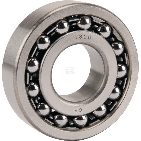Łożysko kulkowe samonastawne 30x72x19 mm 1306GP | Exvi