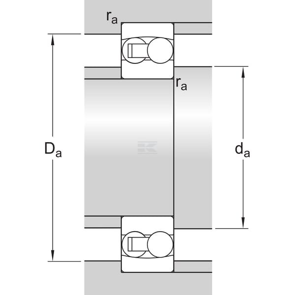 Łożysko kulkowe wahliwe 70x125x31 mm SKF 2214SKF | Exvi