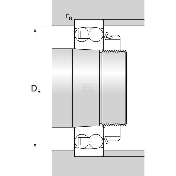 Łożysko kulkowe wahliwe 80x140x33 mm SKF 2216EKTN9 | Exvi