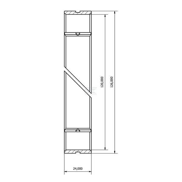 Tuleja osi NWB21247 | Exvi