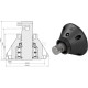 Element końcowy wału kpl. Kuhn NWB20980 | Exvi