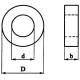 Element dystansowy 80x53x21 mm LG80021 | Exvi