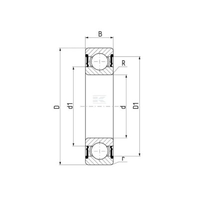 Łożysko kulkowe SKF 361200R 7500361200R | Exvi