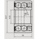 Łożysko Agri NWB20739 | Exvi