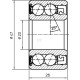 Łożysko Agri NWB20739 | Exvi