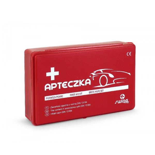 Apteczka samochodowa plus ustnik 250x160x80mm | Exvi