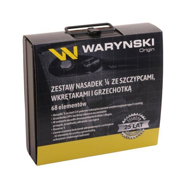 Zestaw nasadek w kasecie metalowej 68 el. WMZ068 | Exvi