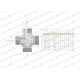 Czwórnik hydrauliczny metryczny BBBB 9011110606 | Exvi
