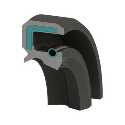 Uszczelniacz oleju 50x80x8 mm typ: CC 50808CCVP001 | Exvi