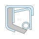 Uszczelniacz oleju 140x160x13 mm typ: 14016013DLP001 | Exvi