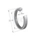 Uszczelniacz oleju 6x10x2 typ GR Kramp GR6102 | Exvi