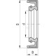 Uszczelniacz oleju 45x62x7mm Inco AO45627 | Exvi