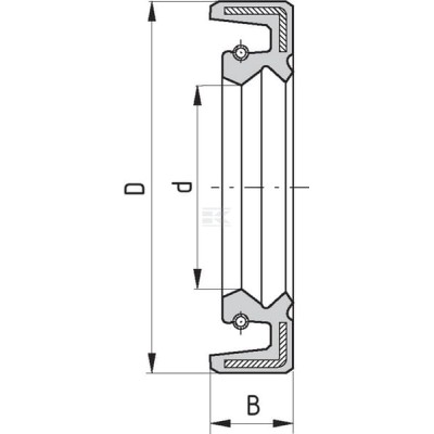 Uszczelniacz oleju 45x62x7mm Inco AO45627 | Exvi