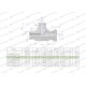 Trójnik hydrauliczny niesymetryczny 7205050606 | Exvi