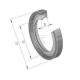 Uszczelniacz oleju 18x26x4 typ SD INA/FAG SD18X26X4A | Exvi