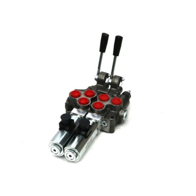 Rozdzielacz hydrauliczny (50 l/m) 2 ROZ50-2-RE12 | Exvi