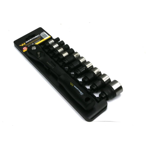 Zestaw L nasadek 1/2 z grzechotką 8 10 12 13 WMZ018 | Exvi