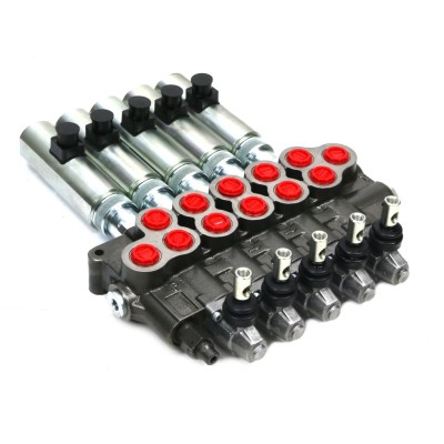 Rozdzielacz hydrauliczny (80 l/m) 5 ROZ80-5-RE24 | Exvi
