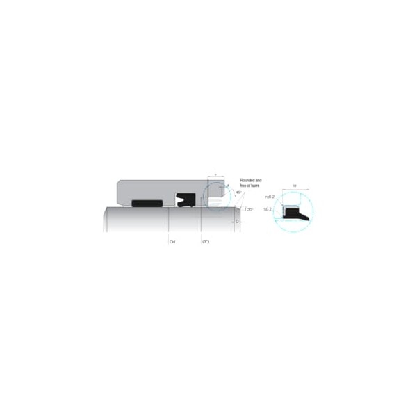 Pierścień zgarniający ASM 22x35x5/8 mm ASM223558 | Exvi