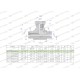 Trójnik hydrauliczny symetryczny calowy 7105050404 | Exvi