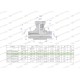 Trójnik hydrauliczny symetryczny calowy 7105050606 | Exvi