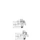 Pierścień zgarniający ASP 56x62.8x5 mm ASP566285PTFE | Exvi