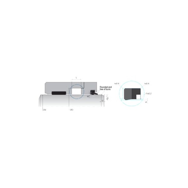 Uszczelniacz tłoczyska SA-EI 90x70x14 mm SA709014EI | Exvi