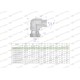 Kolanko hydrauliczne calowe AB 1/8" BSP 5805050202 | Exvi