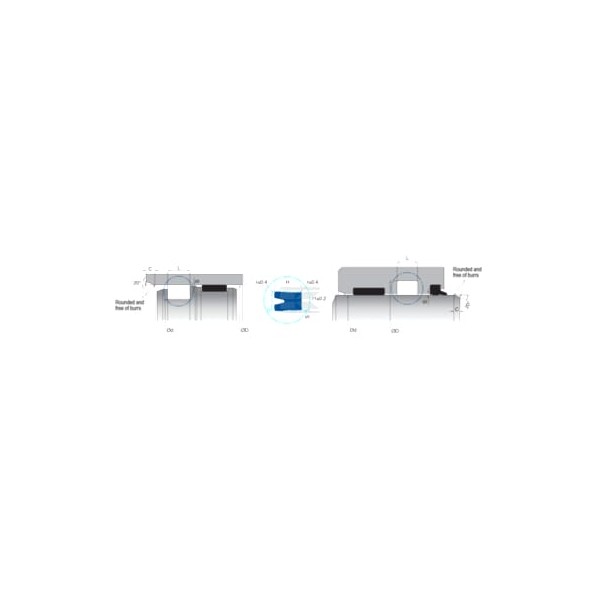 Uszczelniacz tłoczyska PU 20x30x10 mm U2030A | Exvi