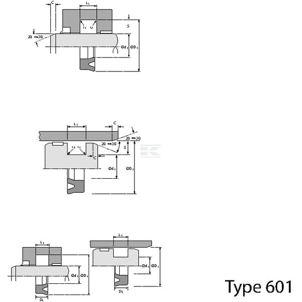 Uszczelniacz tłoczyska SA/UN 38x45x6.2 UN SA384562UN | Exvi