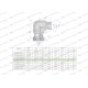 Kolanko hydrauliczne calowe AB 1/2" BSP 5805050808 | Exvi