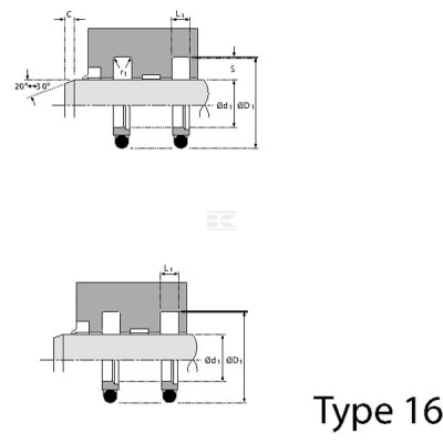 Uszczelniacz tłoczyska SAS 42.7x32x4.2 mm SAS3242742 | Exvi