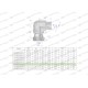 Kolanko hydrauliczne calowe AB 1" BSP 5805051616 | Exvi