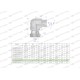 Kolanko hydrauliczne calowe AB 1 1/4" BSP 5805052020 | Exvi