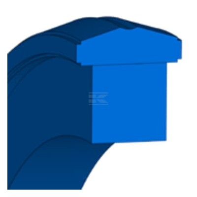 Uszczelniacz tłoka ZAS (54) 100x84.5x6.3 mm ZAS100KR | Exvi