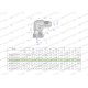 Kolanko hydrauliczne calowe AB 9/16" UNF 5825250606 | Exvi