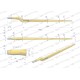 Ząb ładowacza uniwersalny Z L- 880 mm W9132-880W | Exvi