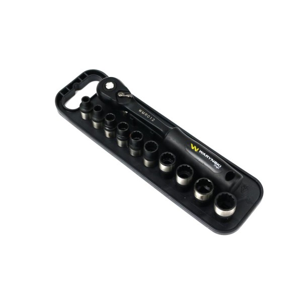Zestaw 12 el. nasadki 3/8przedłużka 12.5 cm WMZ029 | Exvi