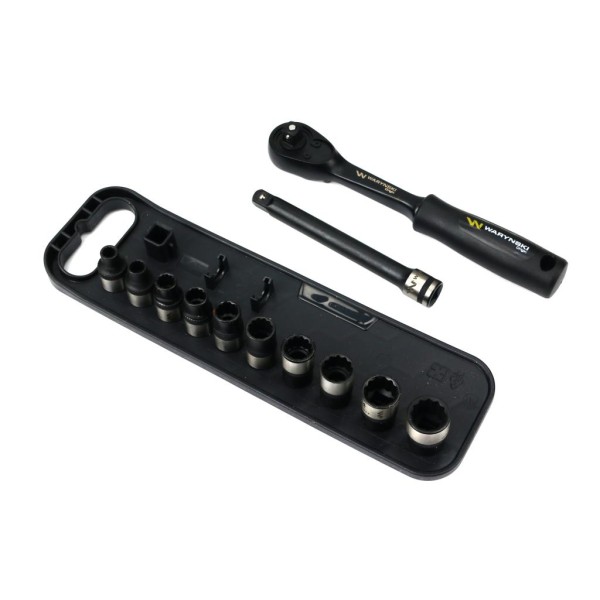 Zestaw 12 el. nasadki 3/8przedłużka 12.5 cm WMZ029 | Exvi