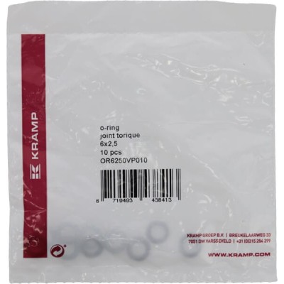 Pierścień uszczelniający o-ring 6x2.5 mm OR6250VP010 | Exvi