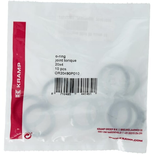 Pierścień uszczelniający o-ring 20x4 mm OR20490P010 | Exvi