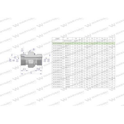 Przyłączka hydrauliczna (odmiana ciężka 5012060604 | Exvi