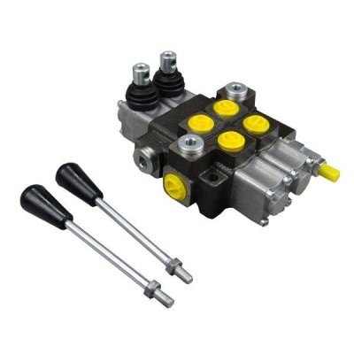 Rozdzielacz hydrauliczny 2-sekcyjny max ROZ40L/2 | Exvi