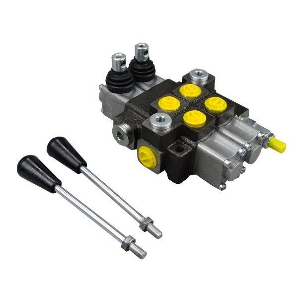 Rozdzielacz hydrauliczny 2-sekcyjny max ROZ40L/2 | Exvi
