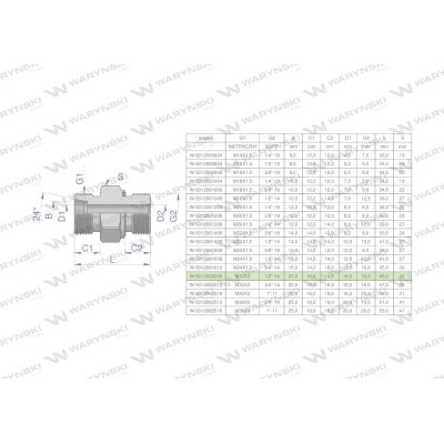 Przyłączka hydrauliczna (odmiana ciężka 5012062008 | Exvi