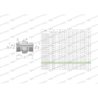 Przyłączka hydrauliczna (odmiana ciężka 5012062012 | Exvi